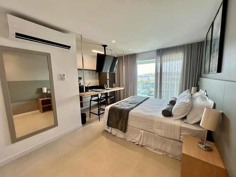 RN Studio 1002 - 2Min da Praia | Mandi Hospitalidade
