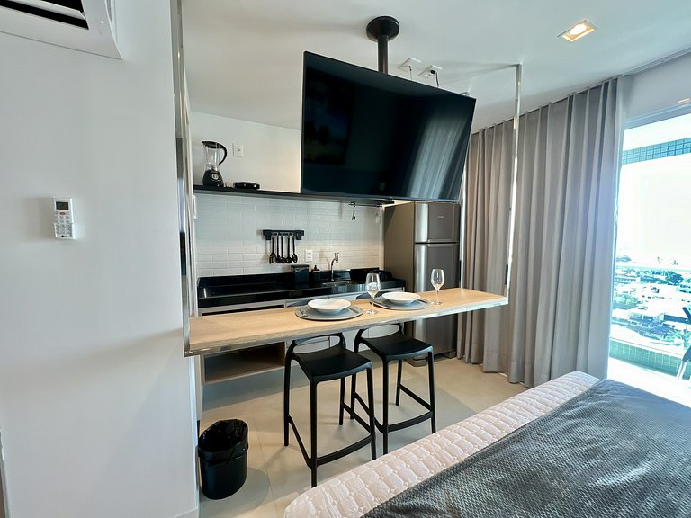 RN Studio 1002 - 2Min da Praia | Mandi Hospitalidade