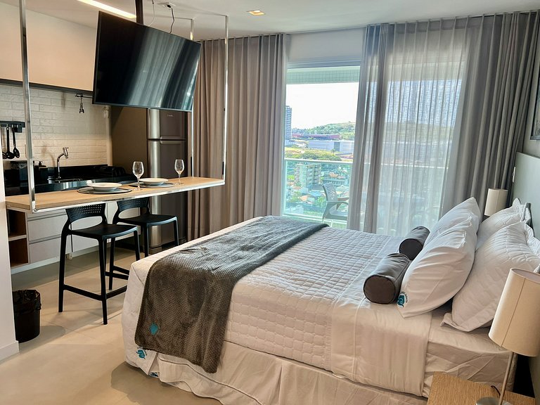 RN Studio 1002 - 2Min da Praia | Mandi Hospitalidade