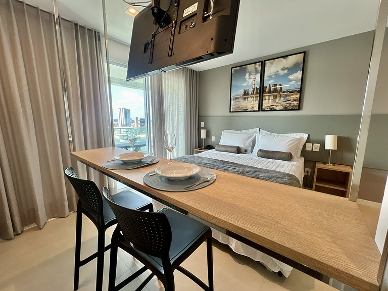 RN Studio 1002 - 2Min da Praia | Mandi Hospitalidade