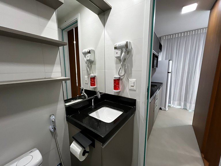 RN Studio 1020 - 2Min da Praia | Mandi Hospitalidade