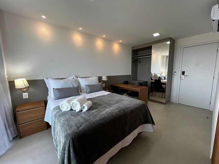 RN Studio 1020 - 2Min da Praia | Mandi Hospitalidade