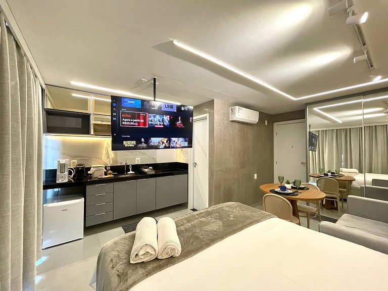 RN Studio 417 - 2Min da Praia | Mandi Hospitalidade