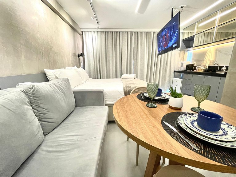 RN Studio 417 - 2Min da Praia | Mandi Hospitalidade
