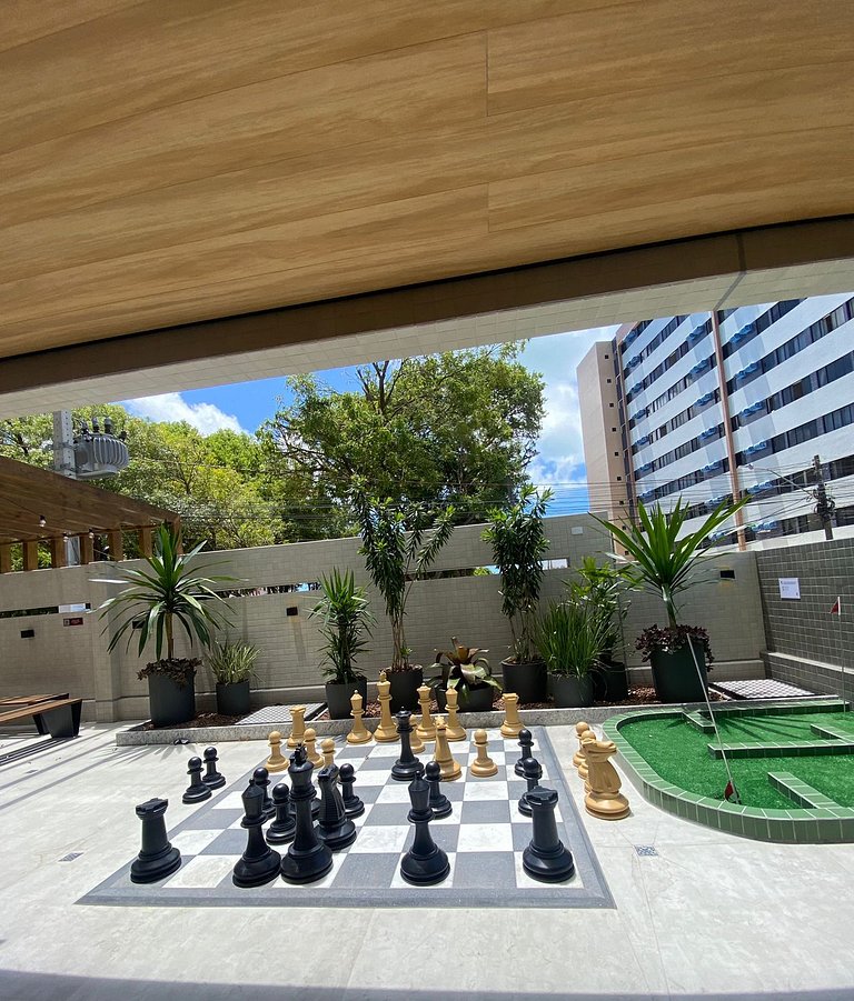 Studio Design 3 - 915 - 300m da Praia | Mandi Hosp