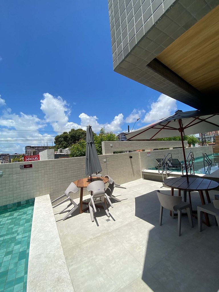 Studio Design 3 - 902 - 300m da Praia | Mandi Hosp