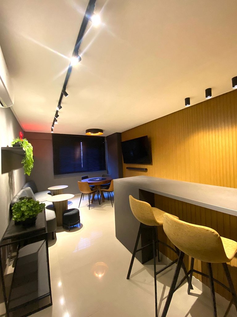 Studio Design 3 - 807 - 300m da Praia | Mandi Hosp