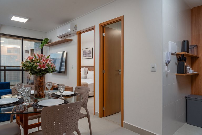 Studio Design 3 - 911 - 300m da Praia | Mandi Hosp