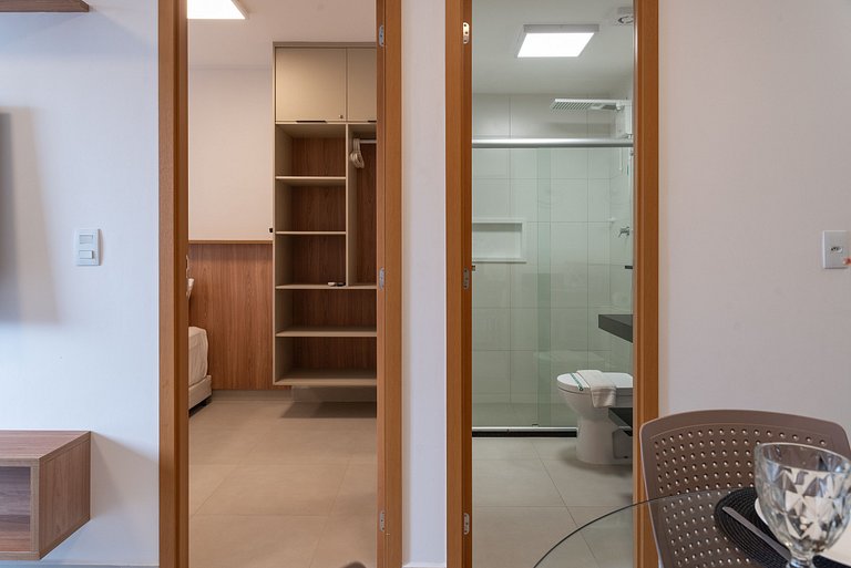Studio Design 3 - 911 - 300m da Praia | Mandi Hosp