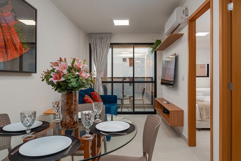 Studio Design 3 - 911 - 300m da Praia | Mandi Hosp