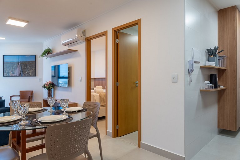 Studio Design 3 - 807 - 300m da Praia | Mandi Hosp
