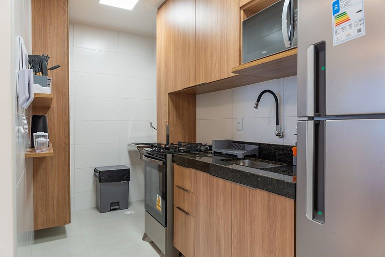 Studio Design 3 - 807 - 300m da Praia | Mandi Hosp
