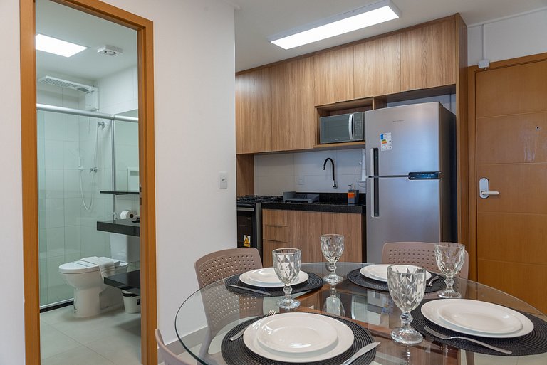 Studio Design 3 - 807 - 300m da Praia | Mandi Hosp