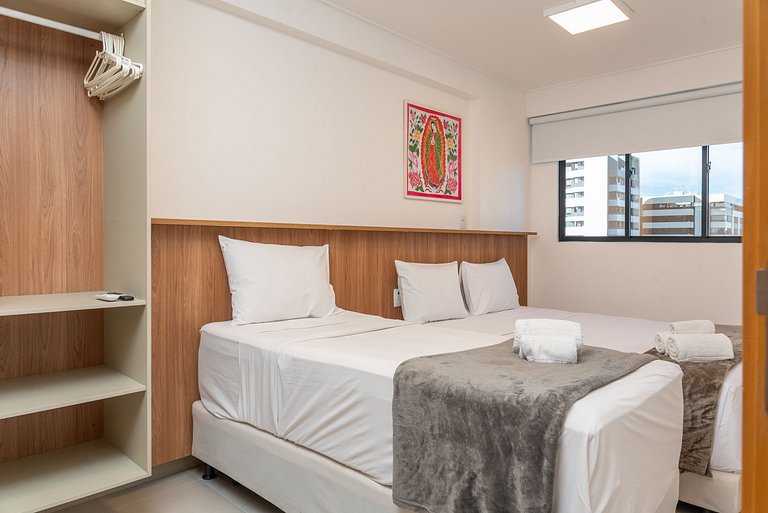Studio Design 3 - 810 - 300m da Praia | Mandi Hosp