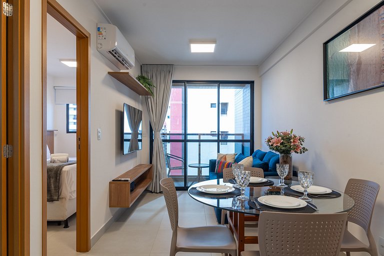 Studio Design 3 - 810 - 300m da Praia | Mandi Hosp
