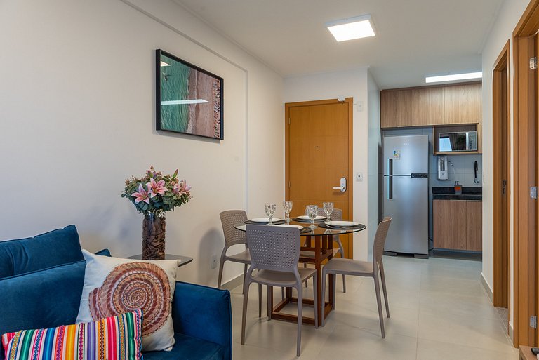 Studio Design 3 - 810 - 300m da Praia | Mandi Hosp