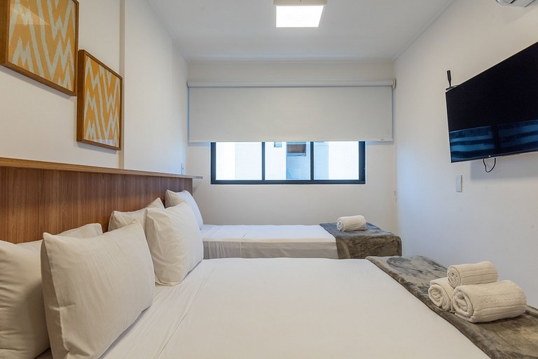 Studio Design 3 - 812 - 300m da Praia | Mandi Hosp