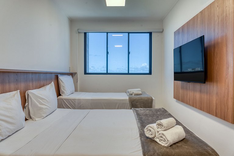 Studio Design 3 - 902 - 300m da Praia | Mandi Hosp