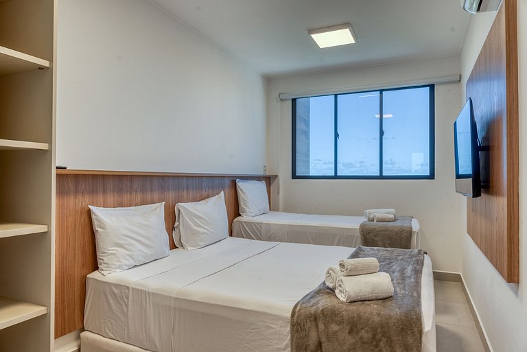 Studio Design 3 - 902 - 300m da Praia | Mandi Hosp