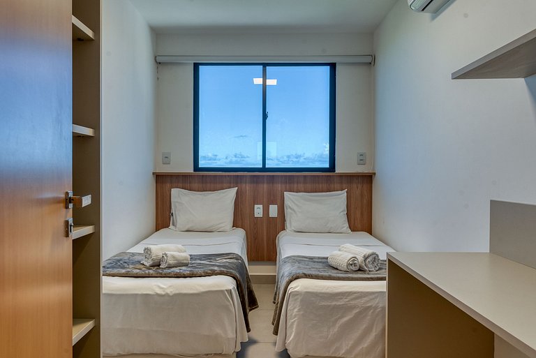 Studio Design 3 - 902 - 300m da Praia | Mandi Hosp