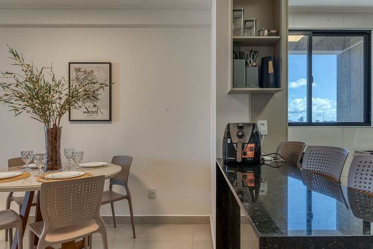 Studio Design 3 - 902 - 300m da Praia | Mandi Hosp