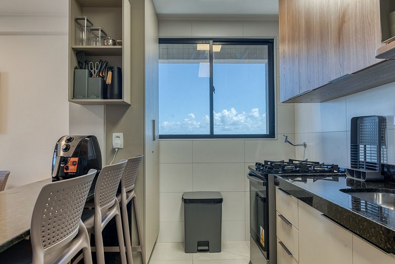 Studio Design 3 - 902 - 300m da Praia | Mandi Hosp