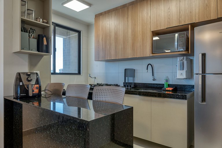 Studio Design 3 - 902 - 300m da Praia | Mandi Hosp
