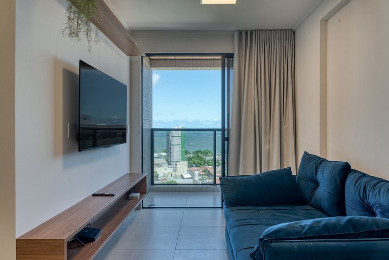 Studio Design 3 - 902 - 300m da Praia | Mandi Hosp