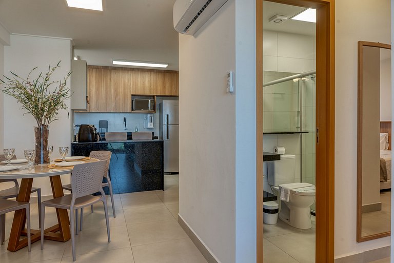 Studio Design 3 - 902 - 300m da Praia | Mandi Hosp