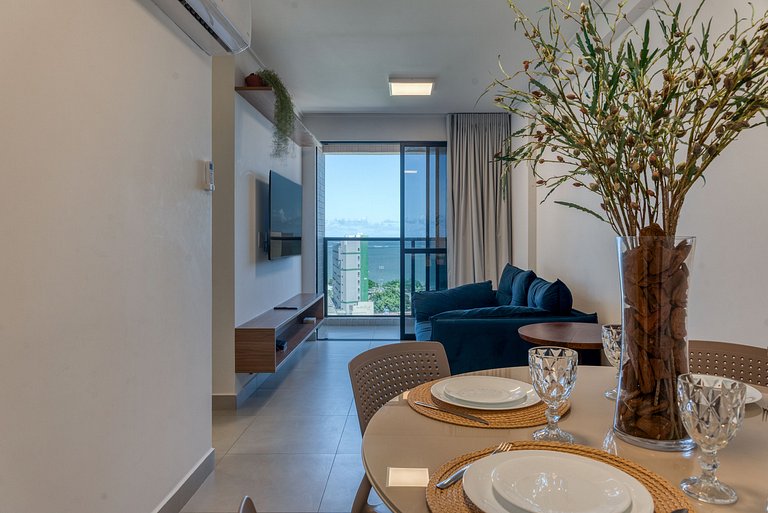 Studio Design 3 - 902 - 300m da Praia | Mandi Hosp