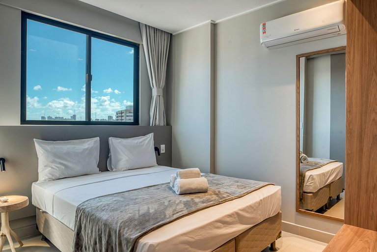 Studio Design 3 - 803 - 300m da Praia | Mandi Hosp