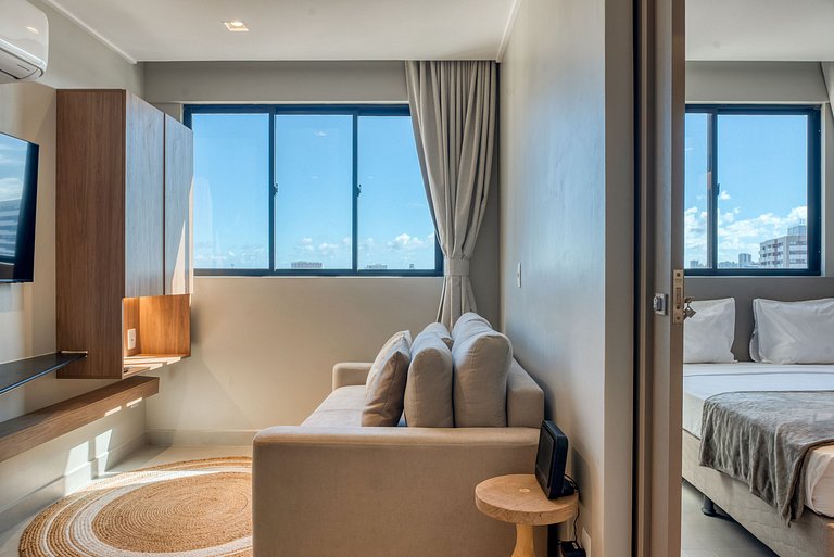 Studio Design 3 - 803 - 300m da Praia | Mandi Hosp