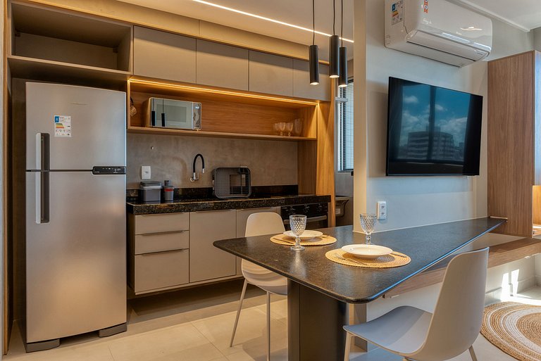 Studio Design 3 - 803 - 300m da Praia | Mandi Hosp