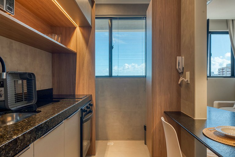 Studio Design 3 - 803 - 300m da Praia | Mandi Hosp