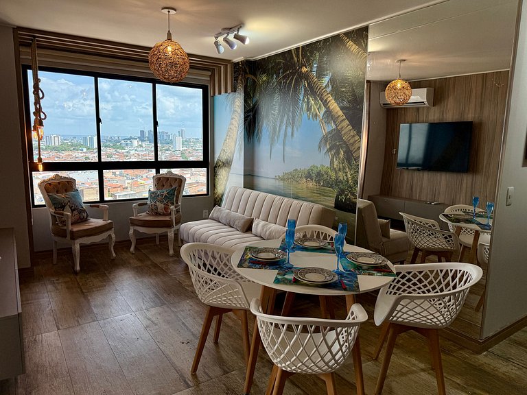 Studio Design 3 - 1203 - 300m do Mar | Mandi Hosp