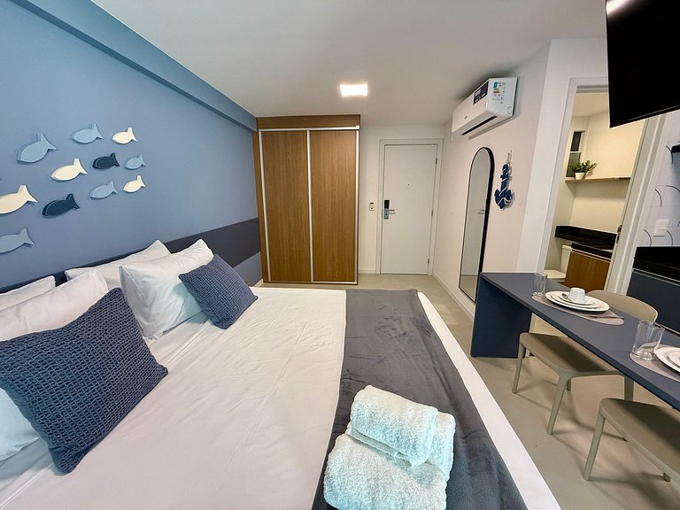 RN Studio 310 - 2Min da Praia | Mandi Hospitalidade