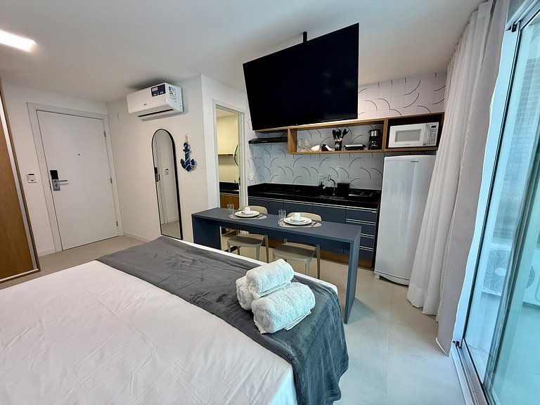 RN Studio 310 - 2Min da Praia | Mandi Hospitalidade