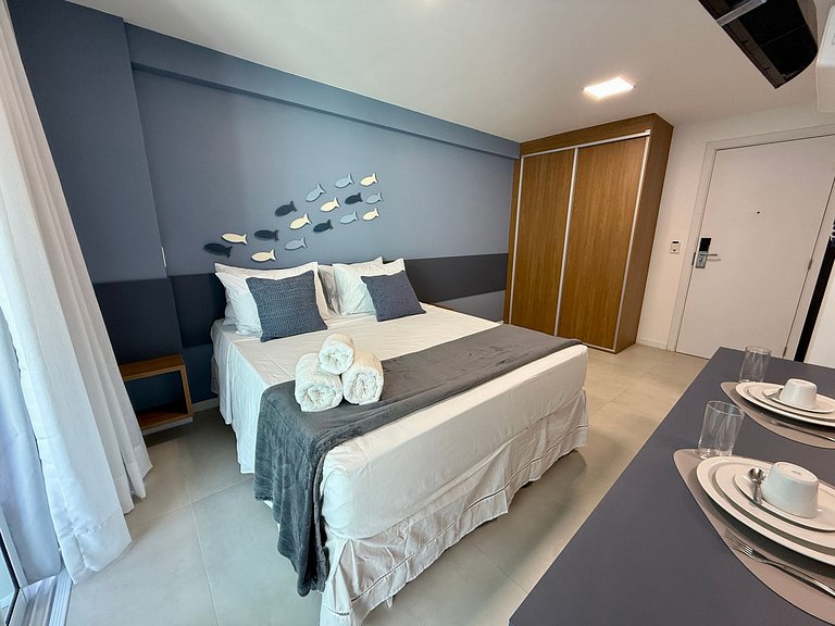RN Studio 310 - 2Min da Praia | Mandi Hospitalidade