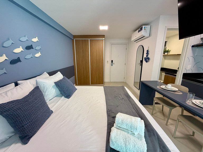 RN Studio 310 - 2Min da Praia | Mandi Hospitalidade