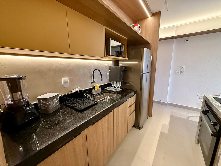 Studio Design 3 - 913 - 300m da Praia | Mandi Hosp