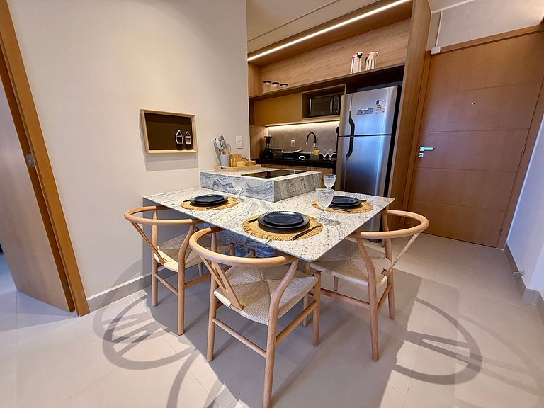 Studio Design 3 - 913 - 300m da Praia | Mandi Hosp