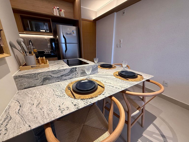 Studio Design 3 - 913 - 300m da Praia | Mandi Hosp