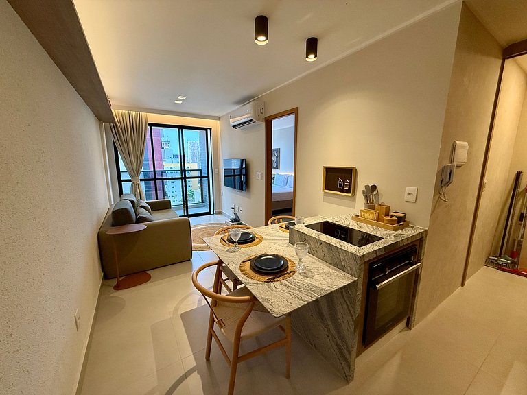 Studio Design 3 - 913 - 300m da Praia | Mandi Hosp