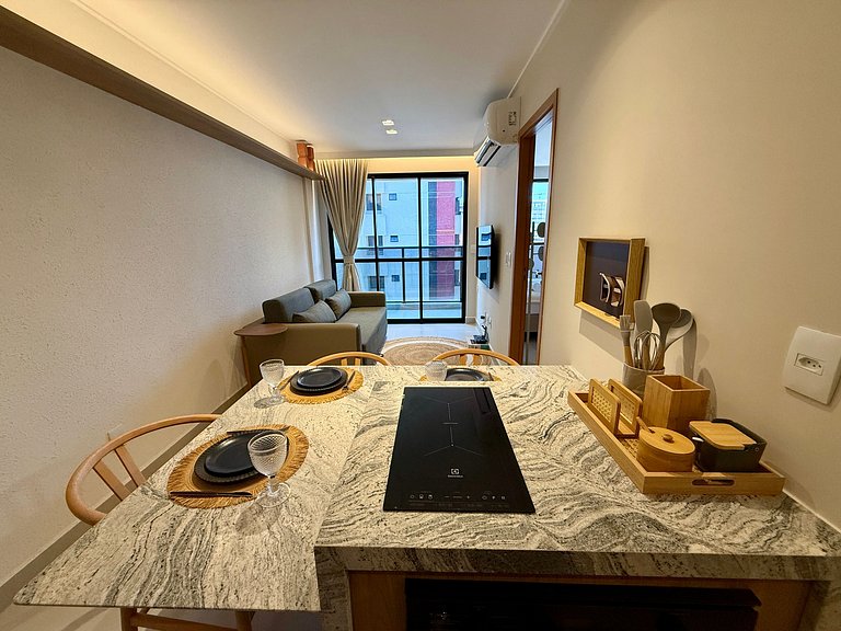 Studio Design 3 - 913 - 300m da Praia | Mandi Hosp