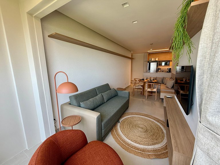 Studio Design 3 - 801 - 300m da Praia | Mandi Hosp