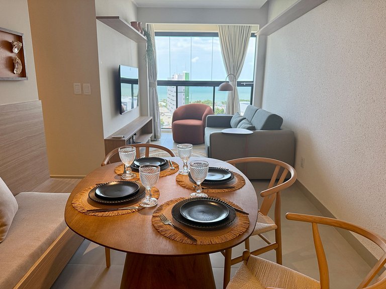 Studio Design 3 - 801 - 300m da Praia | Mandi Hosp