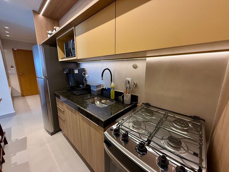 Studio Design 3 - 801 - 300m da Praia | Mandi Hosp