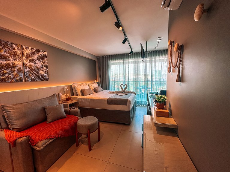 RN Studio 805 - 2Min da Praia | Mandi Hospitalidade