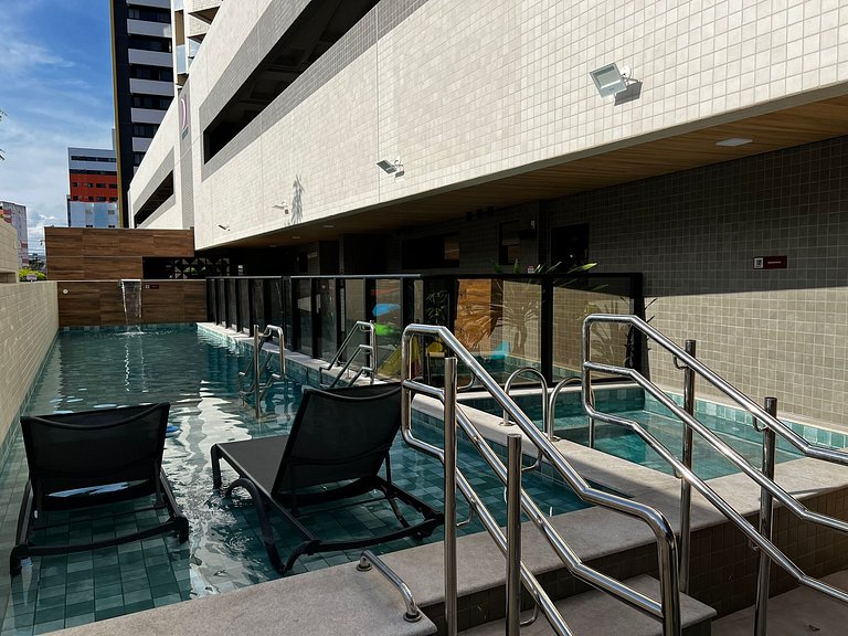 Studio Design 3 - 801 - 300m da Praia | Mandi Hosp