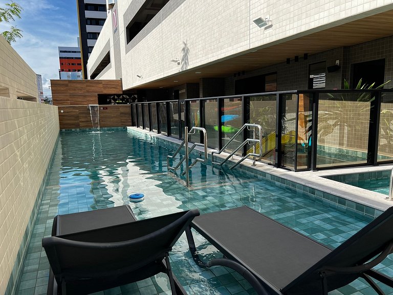 Studio Design 3 - 803 - 300m da Praia | Mandi Hosp